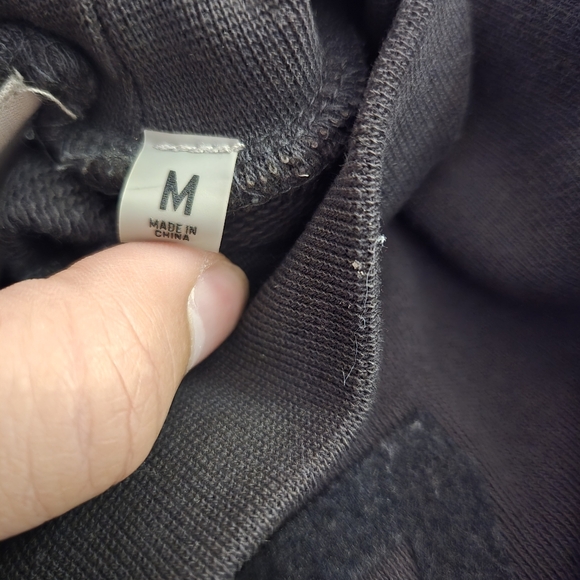 Fear of God Essentials 1977 MOCK Neck Sweatshirt 3/4 Sleeve Oversized - Picture 7 of 7